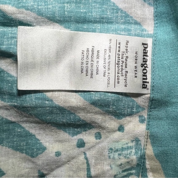 Patagonia Palms of My Heart Big : Dam Blue Shorts Size L - Picture 4 of 4